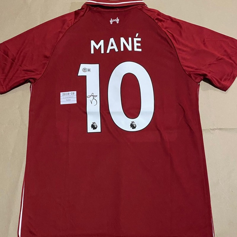 Sadio Mane's Liverpool 2018/19 Signed Replica Shirt