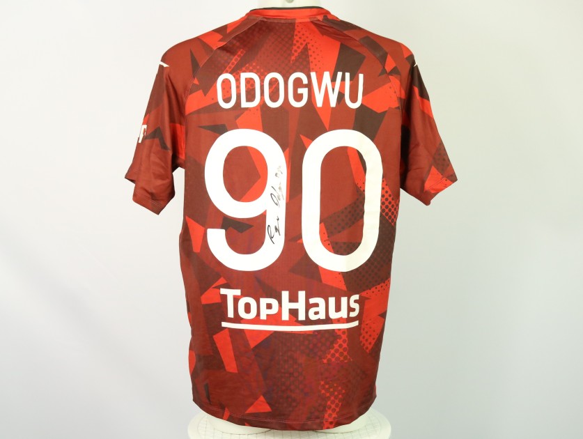 Odogwu's Signed Unwashed Shirt, Sudtirol vs Brescia 2023