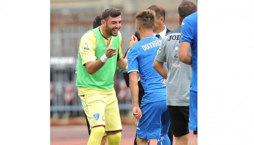 Terracciano's Match-Worn Shirt from Empoli-Ascoli with a Special #AiutiamoLI Patch