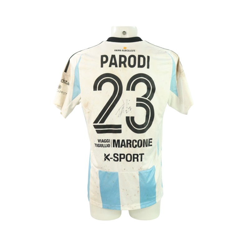 Parodi's Signed Unwashed Shirt, Pontedera vs Virtus Entella 2024