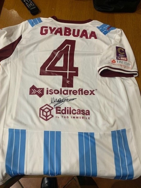 Gyabuaa's Signed Unwashed Shirt, Crotone vs Salernitana 2026 - Special Patch FAI