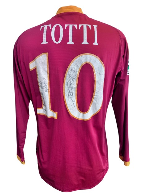 Totti's Signed Match-Issued Shirt, Roma 2009/10