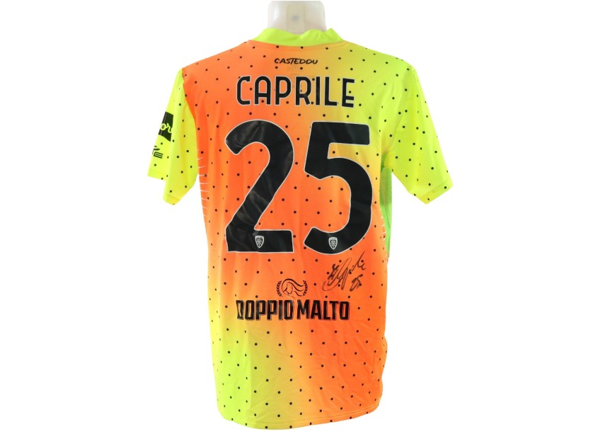 Caprile's Signed Unwashed Shirt, Milan vs Cagliari 2025