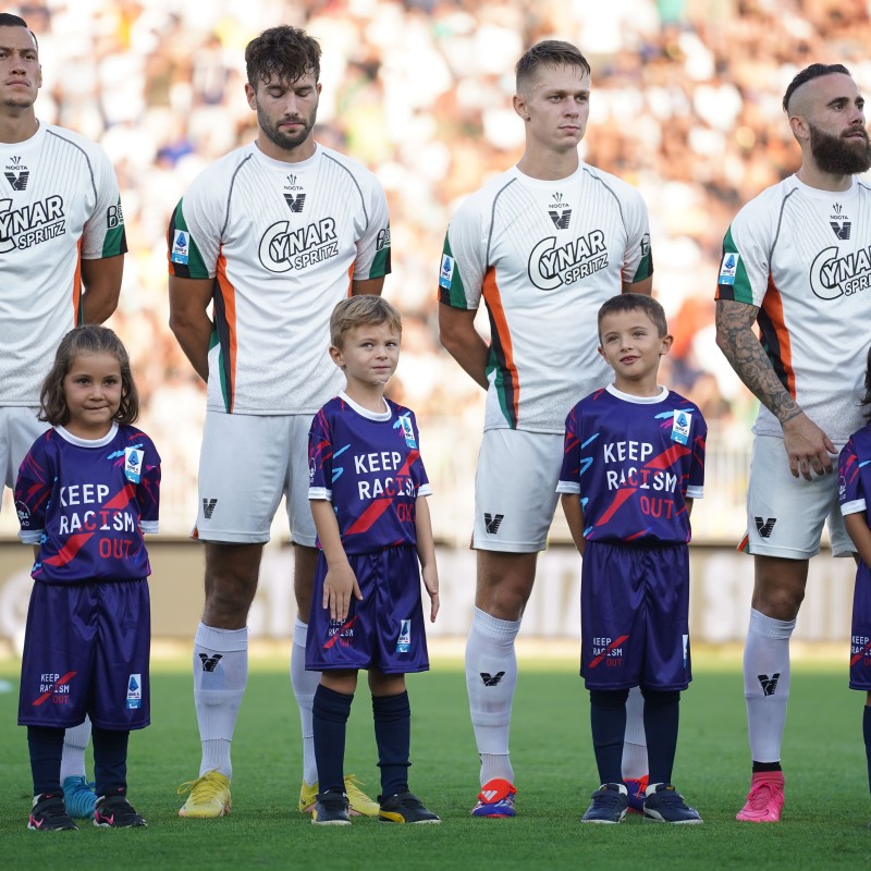 Scendi in campo come Mascotte in occasione di Venezia vs Atalanta