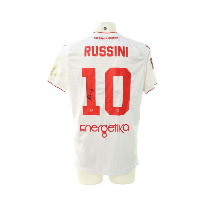 Russini's Signed Unwashed Shirt, Padova vs Caldiero Terme 2025