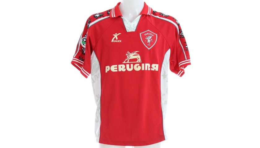 Nakata's Perugia Match Shirt, Serie A 1999/00 - CharityStars