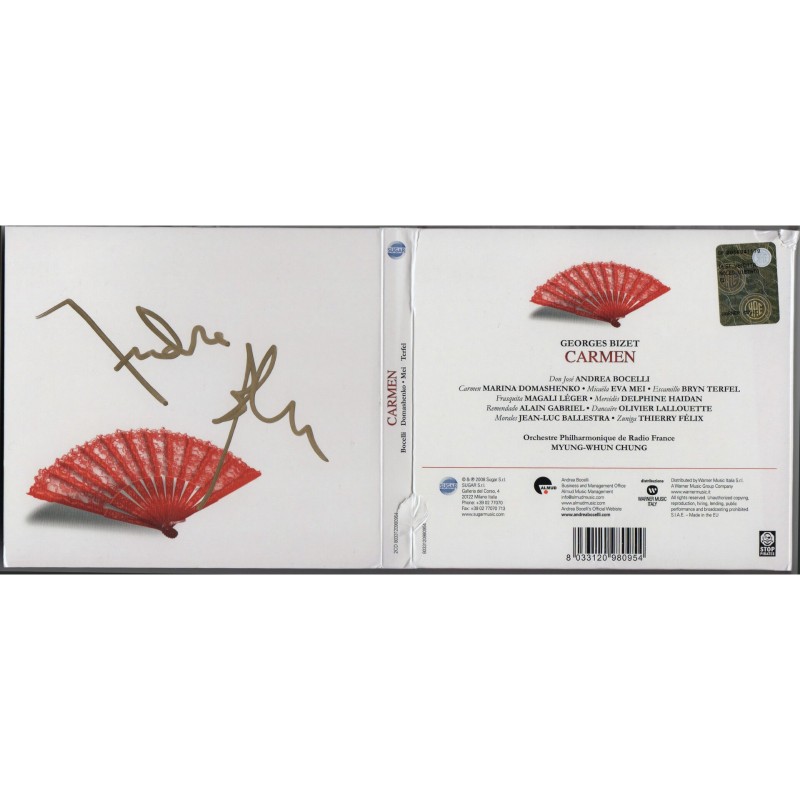 Andrea Bocelli - Autographed CD Album