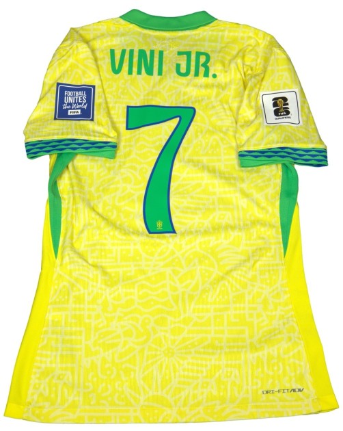 Vinicius' Match-Issued Shirt, Brazil 2024