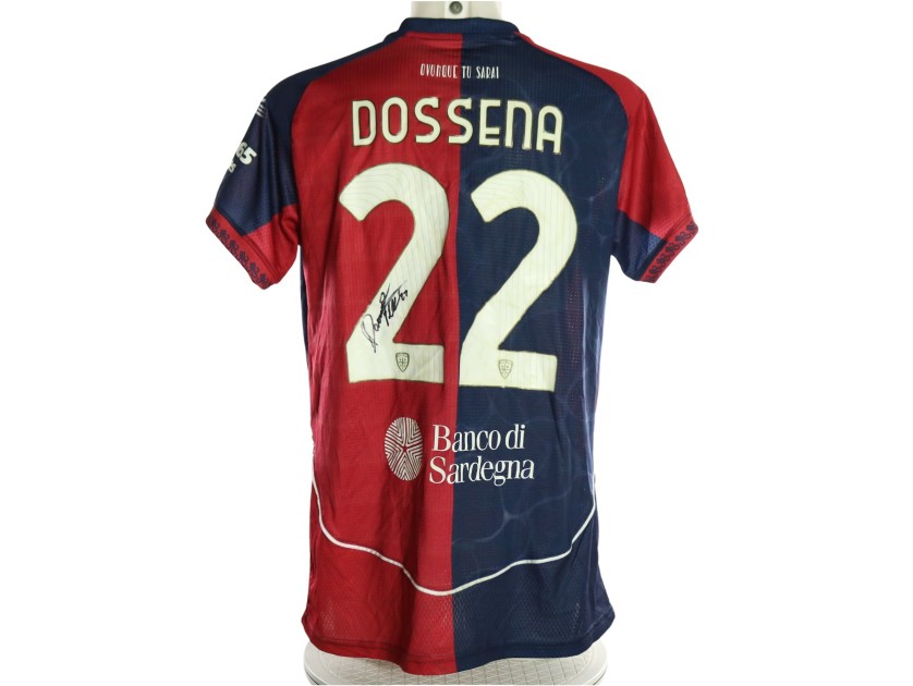 Dossena's Signed Unwashed Shirt, Cagliari vs Napoli 2026