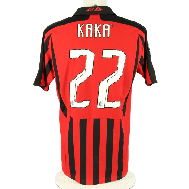 Kakà's Milan Match-Issued Signed Shirt, UCL 2007/08 