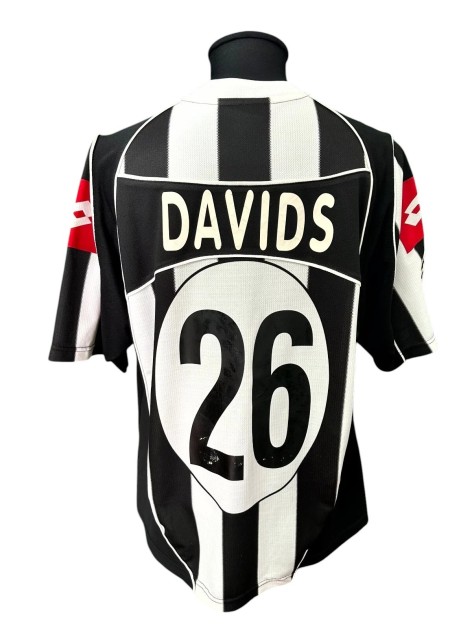 Davids' Juventus Issued Shirt, UCL 2002/03