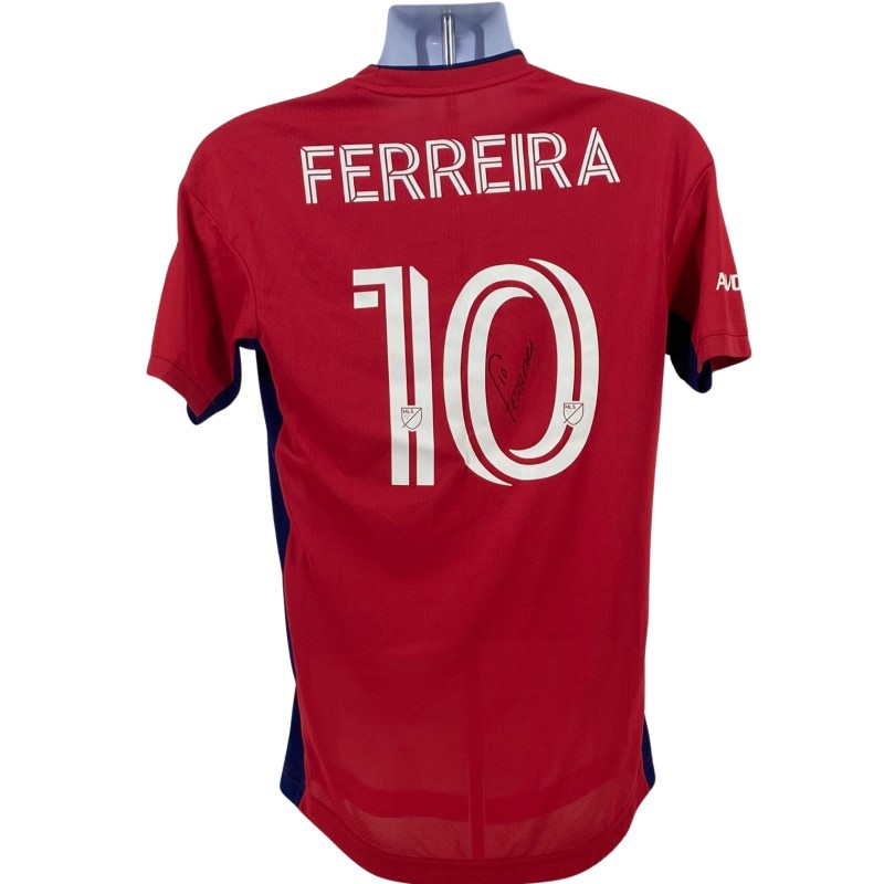 Jesus Ferreira's 2022 FC Dallas Match Worn and Signed Shirt 