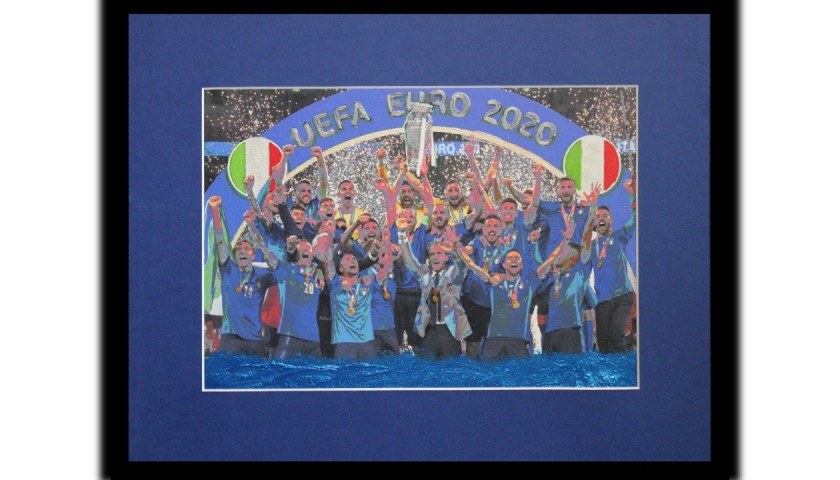UEFA Euro 2020 - Italy Champion Artwork by Gabriele Salvatore