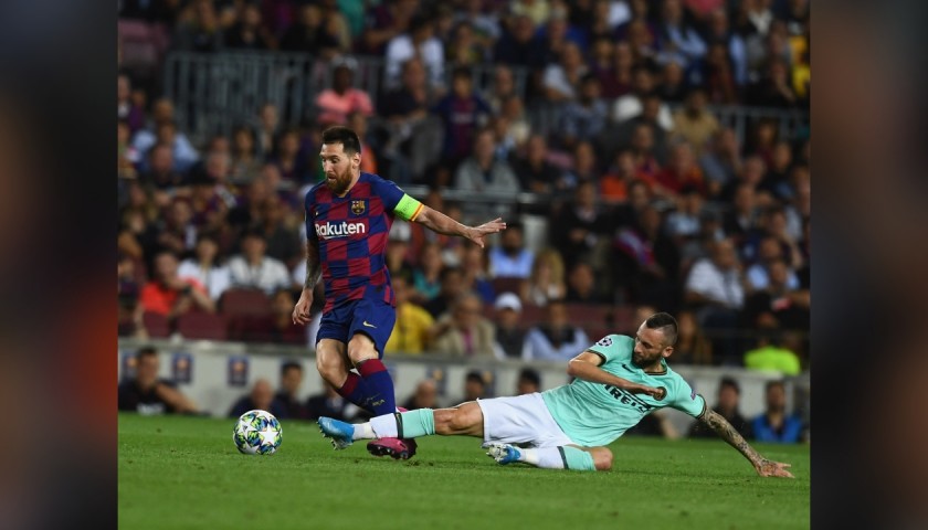 Messi's Official Barcelona Signed Shirt, 2019/20 - CharityStars