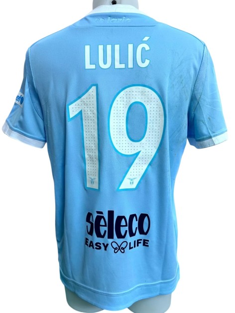 Lulic's Unwashed Shirt, Lazio vs Udinese 2017 - Patch "Unicef"