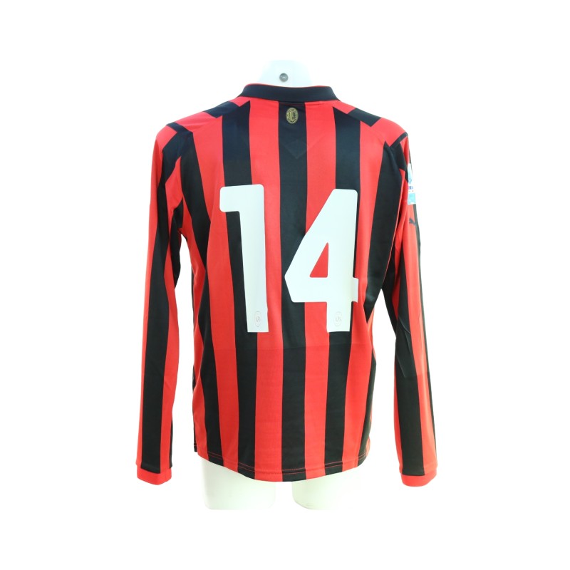 Reijnders' Official Milan Signed Shirt, 2024/25 - 125th Anniversary