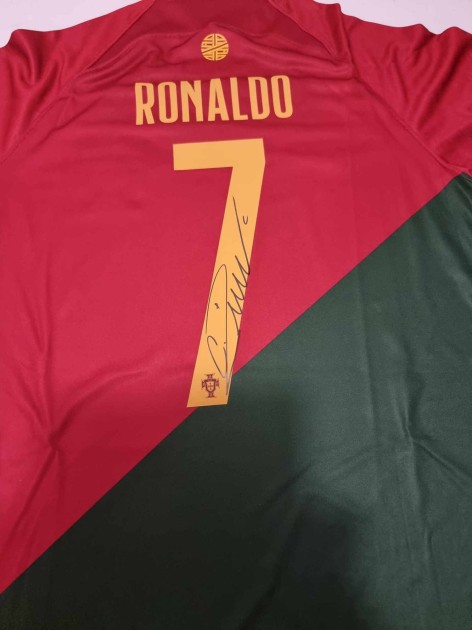 Ronaldo Official Portugal Signed Shirt, 2022/23 