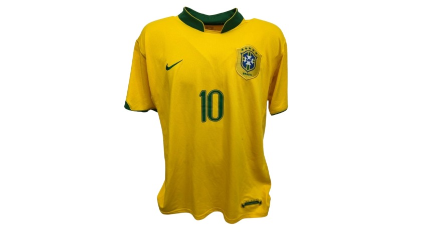 RONALDINHO 2006 FIFA WORLD CUP BRAZIL MATCH WORN JERSEY