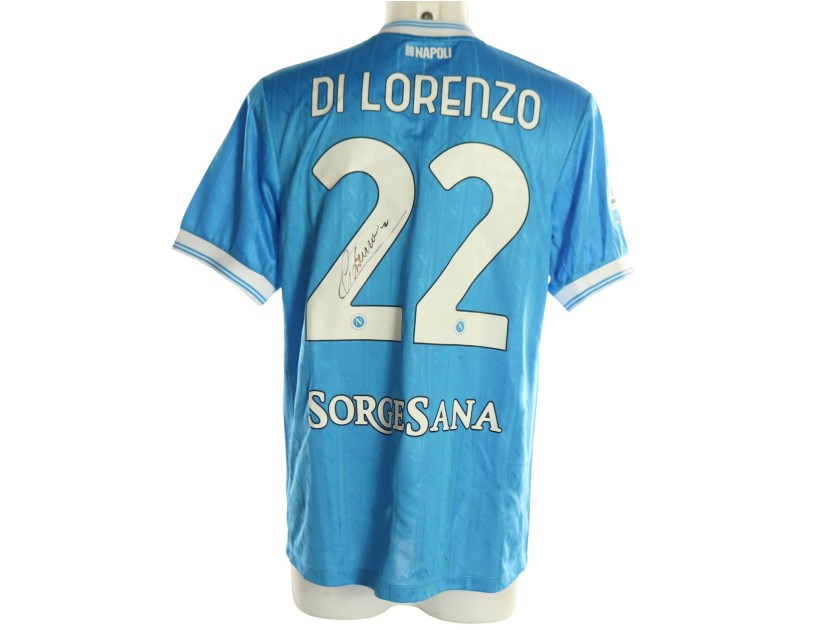 Maglia Indossata Di Lorenzo Napoli, 2025/26 - Autografata