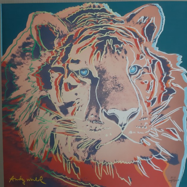"Lion" by Andy Warhol - Signed