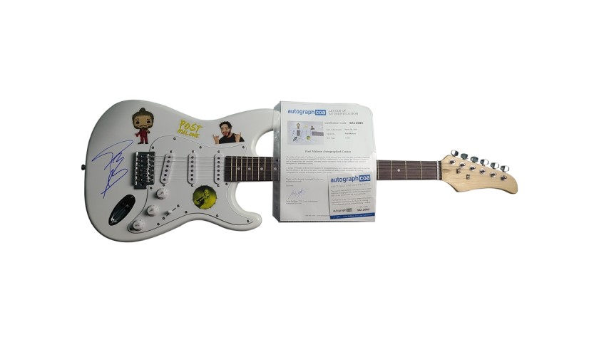 Post Malone Autographed Electric Guitar