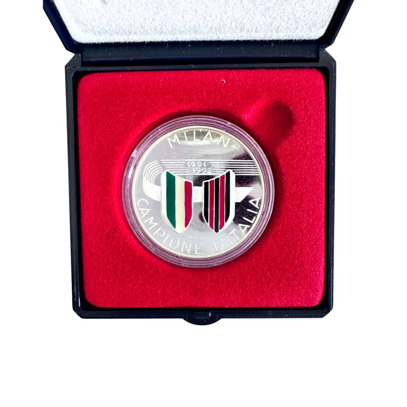 Milan's Official Commemorative Medal, Champions of Italy 1991/92