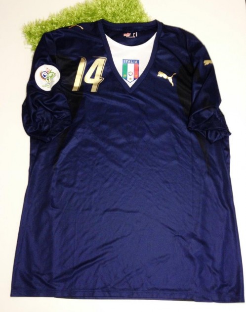 Italy match issued shirt, Amelia, World Cup 2006