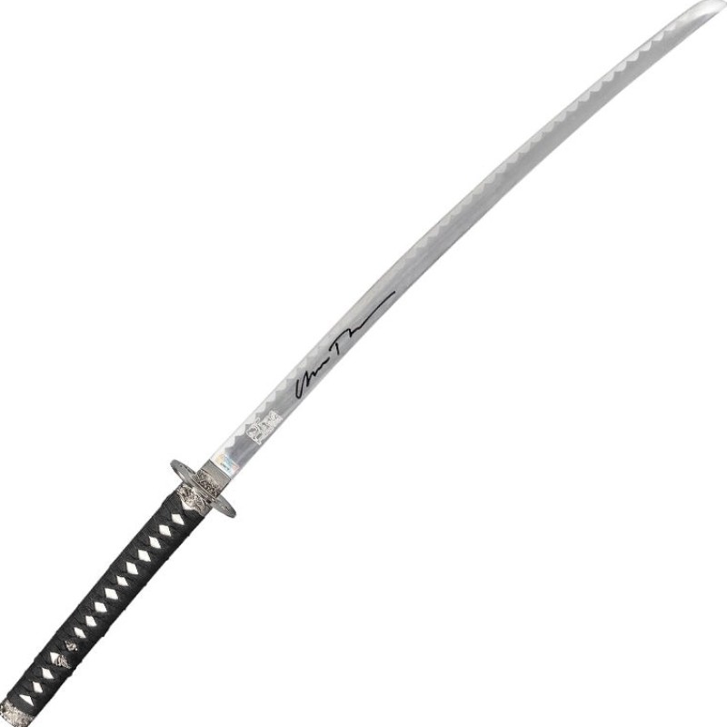 Uma Thurman Signed Kill Bill Engraved Katana Sword