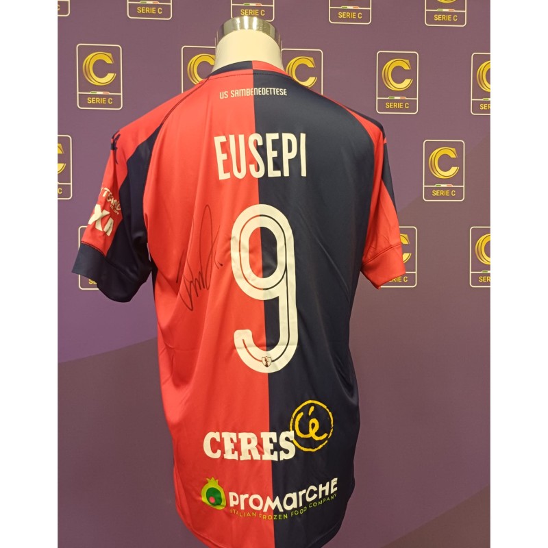 Eusepi's Sambenedettese Signed Issued Shirt, 2025/26
