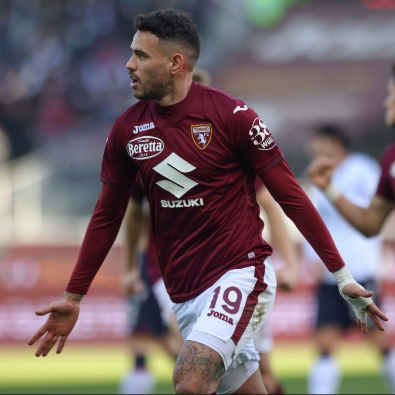 Sanabria Official Torino Signed Shirt, 2021/22 