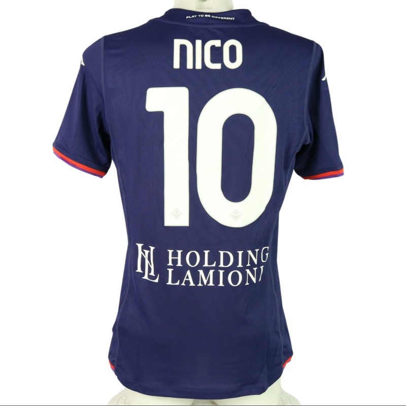 Nico Gonzalez's Fiorentina Match Shirt, 2023/24