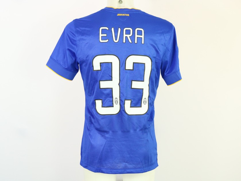 Evra's Juventus Match-Issued Shirt, 2016/17