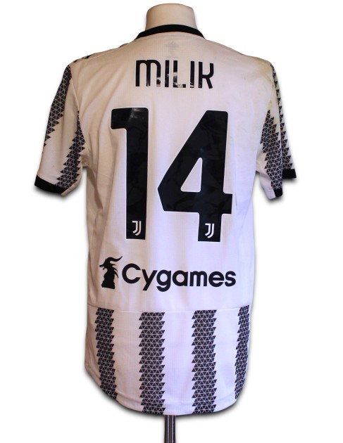 Arkadiusz Milik Juventus FC Match Worn Shirt 
