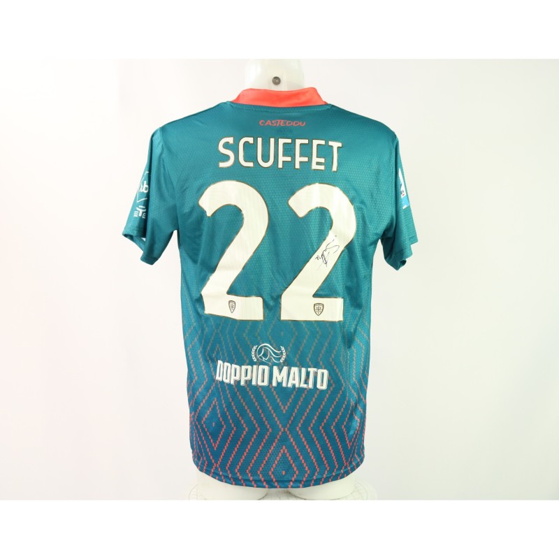 Scuffet's Signed Unwashed Shirt, Cagliari vs Bologna 2024