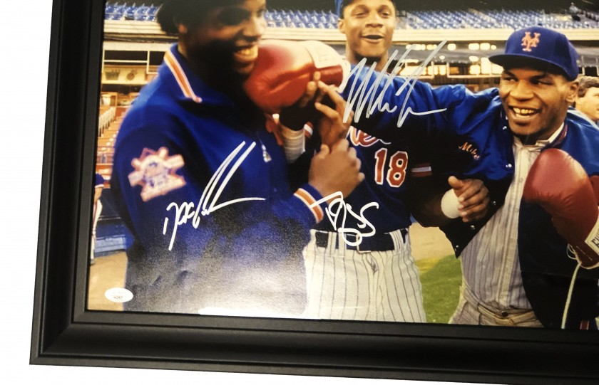 Dwight Gooden, Darryl Strawberry, & Mike Tyson New York Mets