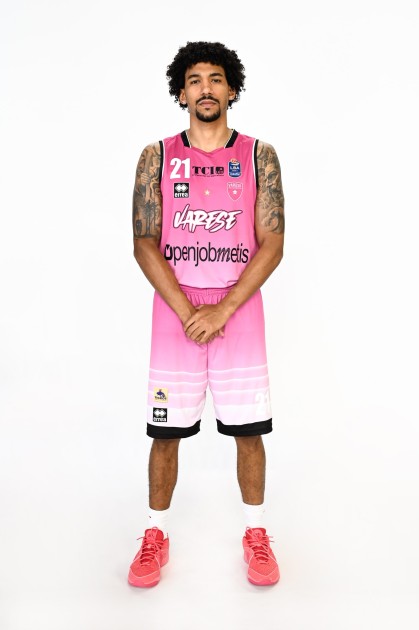 Hanlan Pallacanestro Varese vs Derthona Basket 2023 kit - worn and autographed