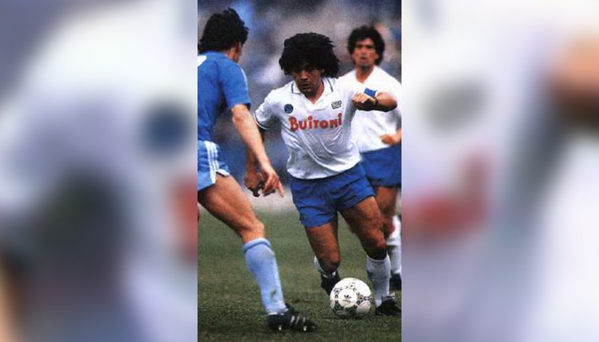 Maradona's Match-Issued Signed Captain's Armband, 1986/87 