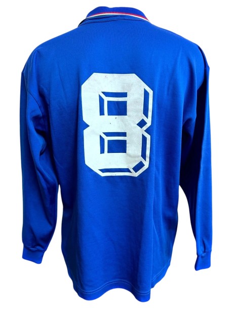 De Napoli's Match-Worn Shirt, Italy vs England FIFA World Cup 1990