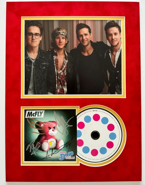 McFly Signed and Mounted CD