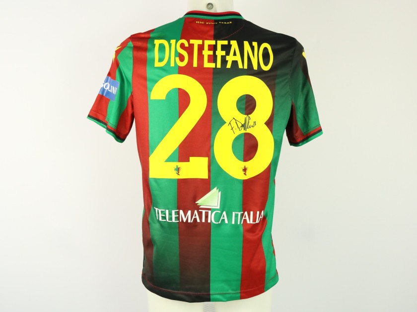 Distefano's Worn Signed Shirt, Ternana vs Cittadella 2024 