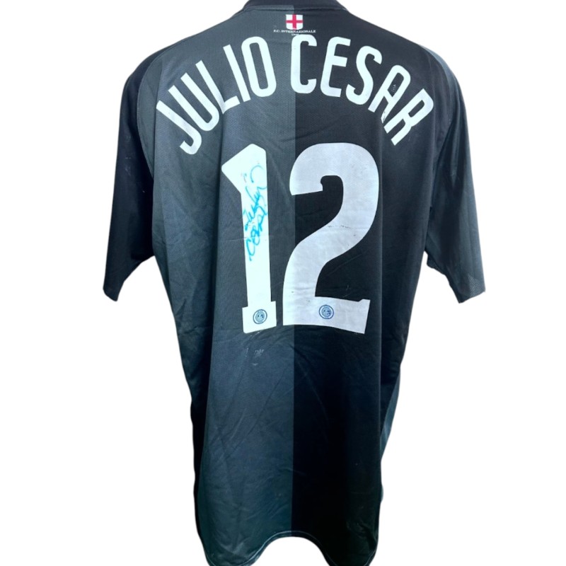 Maglia Indossata Julio Cesar Inter, 2006/07 - Autografata