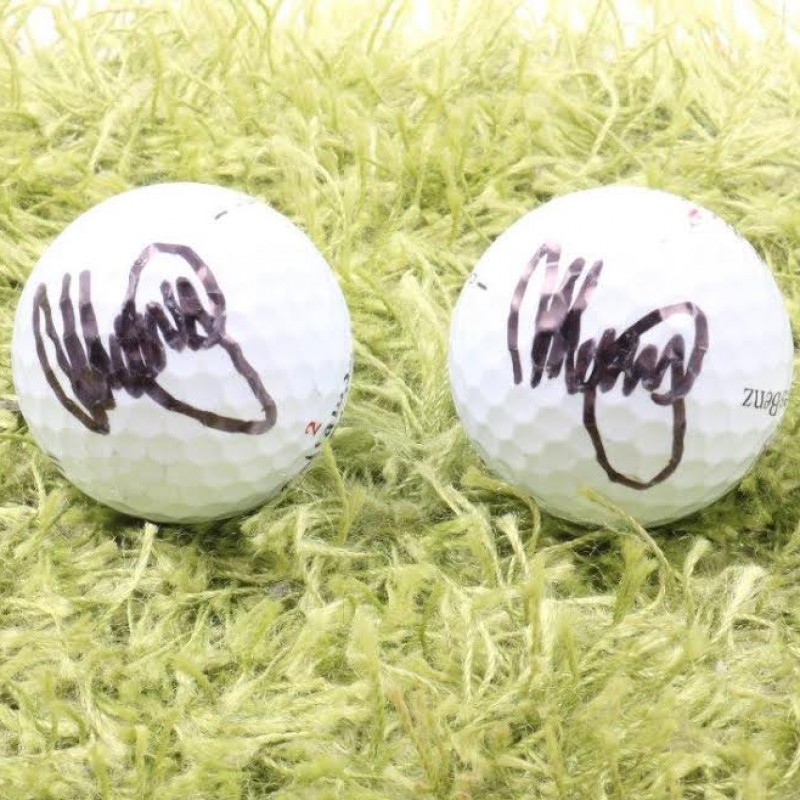 Golf Balls Signed by Italian Champion Matteo Manassero