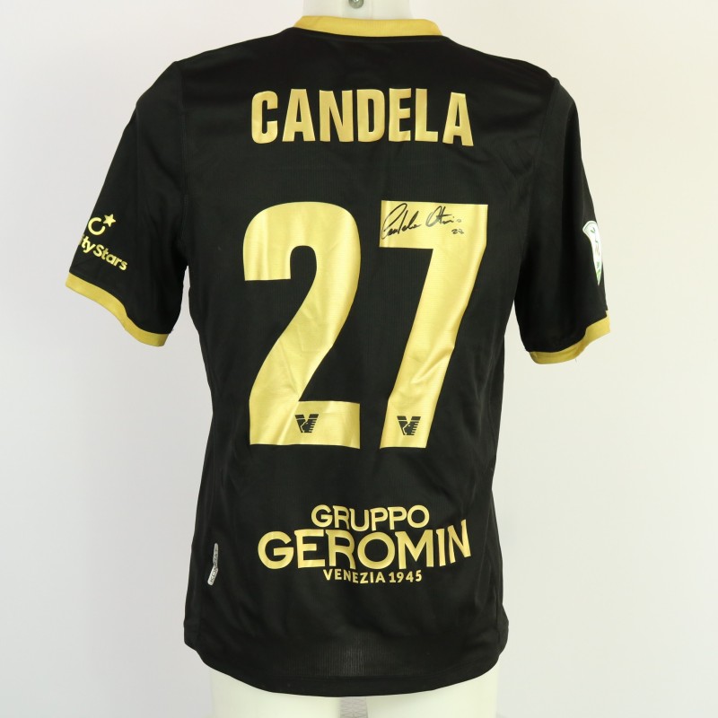 Candela's unwashed Signed Shirt, Venezia vs Reggiana 2024 