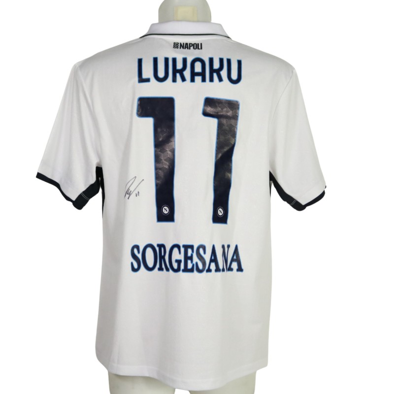 Lukaku's Napoli Signed Issued Shirt, 2024/25