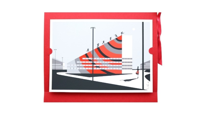 Casa Milan Limited Edition Screen Print Signed by Barbara Berlusconi