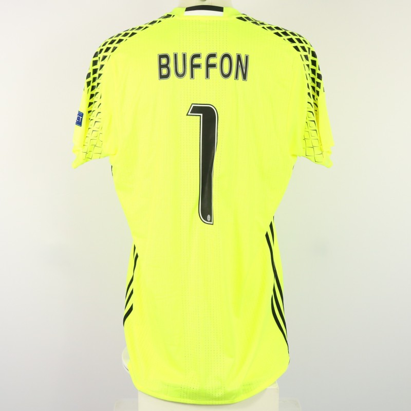 Buffon's Juventus Match-Issued Kit, UCL Final Cardiff 2017