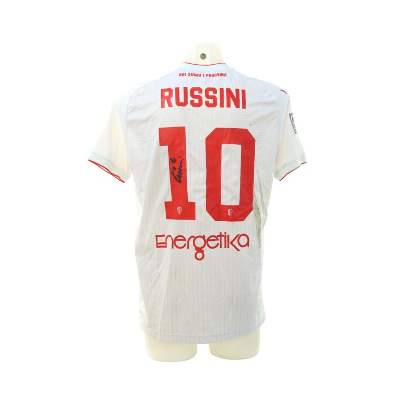 Russini's Signed Unwashed Shirt, Union Clodiense vs Padova 2024