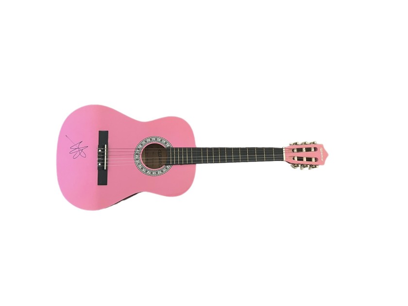 Christina Aguilera Signed Acoustic Guitar