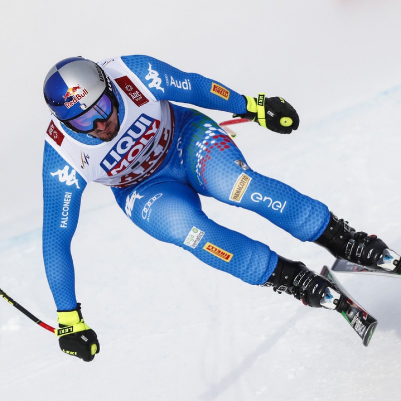 Skiing Champion Paris' Worn Suit, World Championship 2019 - Signed  by the Italy Squad