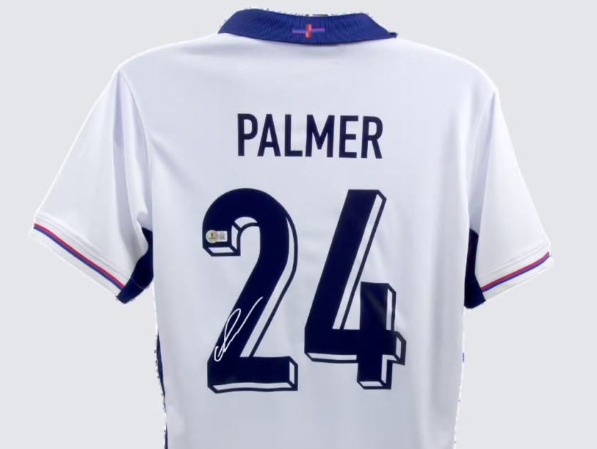 Cole Palmer's Signed Replica England Shirt